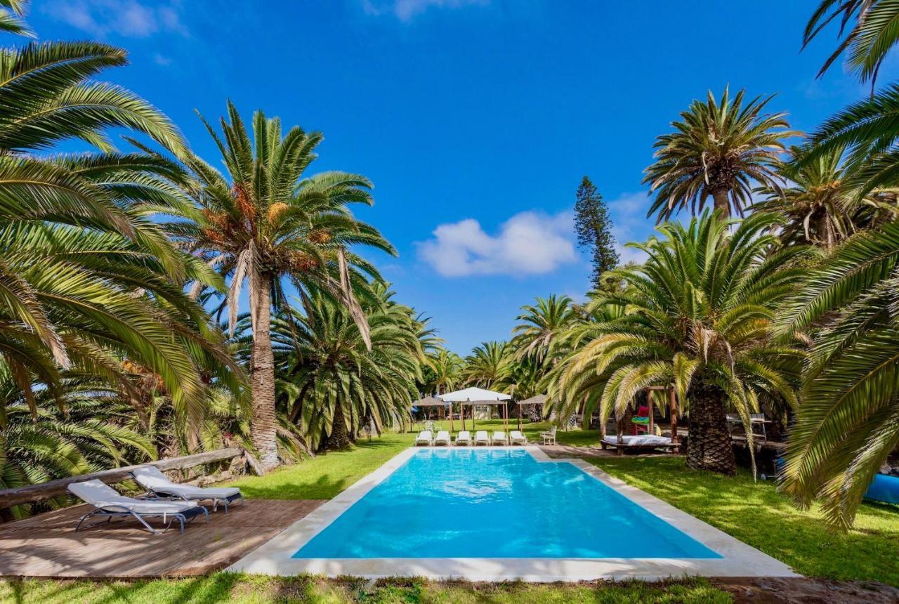 Detached Villa With Garden, Heated And Private Pool, Sea View, Parking Free Tijoco de Abajo Exterior photo